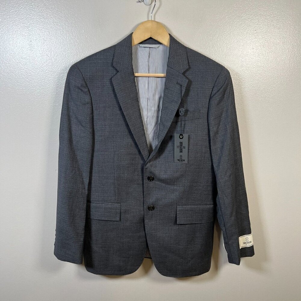 Todd Snyder Mayfair Fit Blazer Jacket Size 36S Wool Gray Work‎ Career Sport Coat